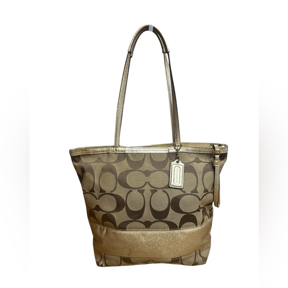 COACH VINTAGE Y2K CARRYALL SIGNATURE MONOGRAM